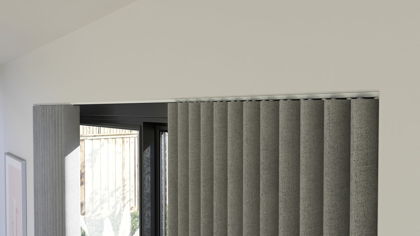 Discrete Aluminium Top Fix Complete Track